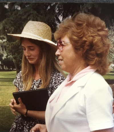 Faith and Sophia Vasquez in 1982