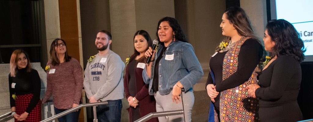 KNOW US Students at January 2020 Opening Reception